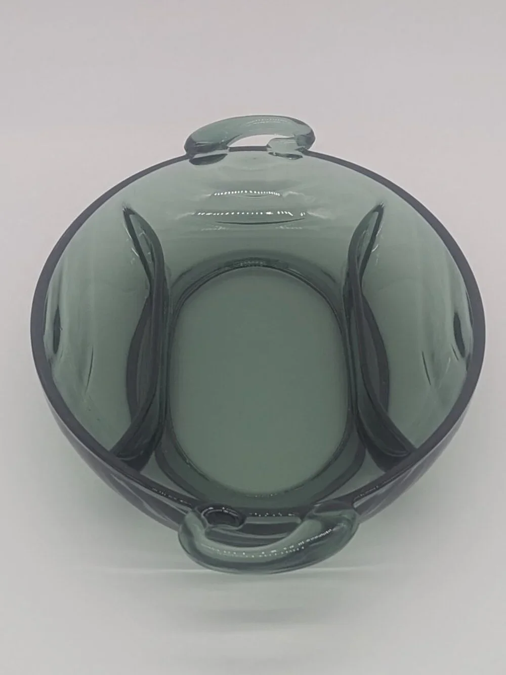 Vintage Fostoria Horizon Spruce Green Oval 3-Part Relish Dish (1951-1958)